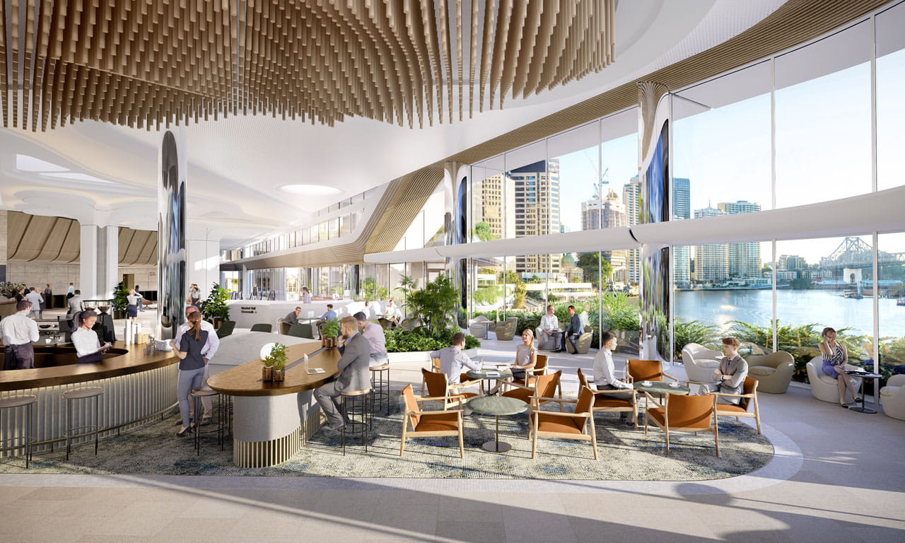 New destination dining experience at Naldham House. Concept image supplied by Dexus.
