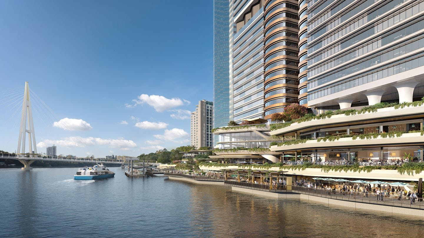 Co-owner Dexus and Dexus Wholesale Property Fund delivers market-leading sustainability into Waterfront Brisbane. Concept image supplied by Dexus.