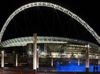 Wembley stadium - at night