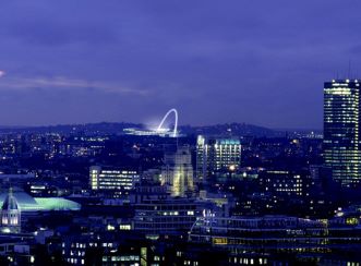 Wembley Stadium - Aerial view