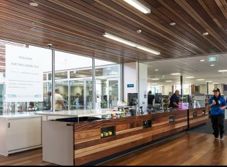 The Whakatane District Library, Museum and Gallery were formerly housed in separate buildings for community needs.