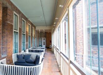 Whitty Building veranda interior design, an Aurecon redevelopment project