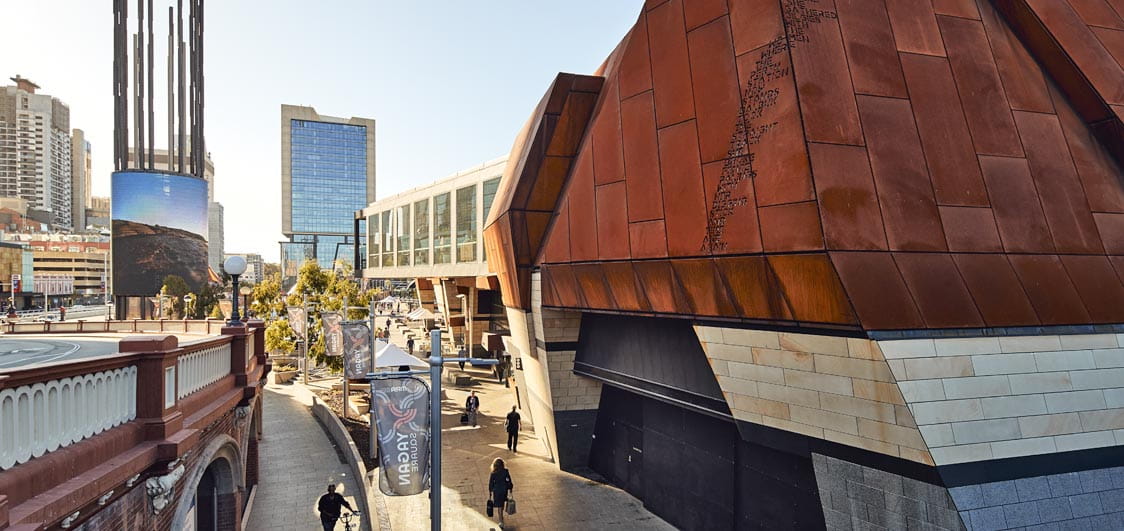 Yagan Square has created a new era in culture and connectivity for the city of Perth. Image courtesy of Peter Bennetts