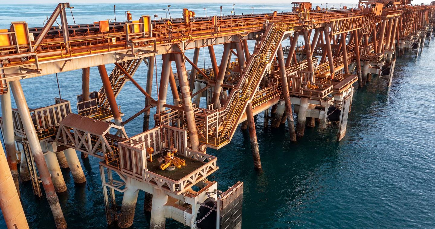 The Cape Lambert Jetty is a critical piece of infrastructure.