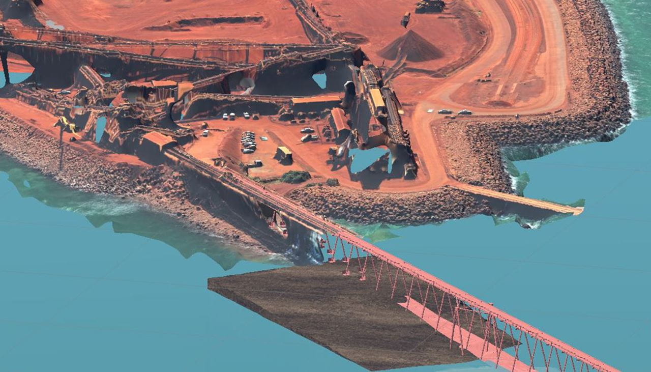 Through the use of 3D digital twin modelling Aurecon were able to work with accurate field and design data.
