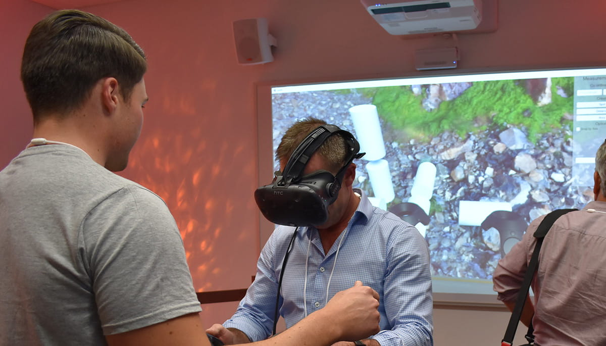 Aurecon converted existing 3D model data into a virtual reality environment for stakeholders to be immersed in.