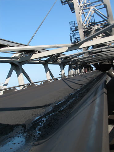 Coal mining at Dalrymple Bay Coal Terminal.