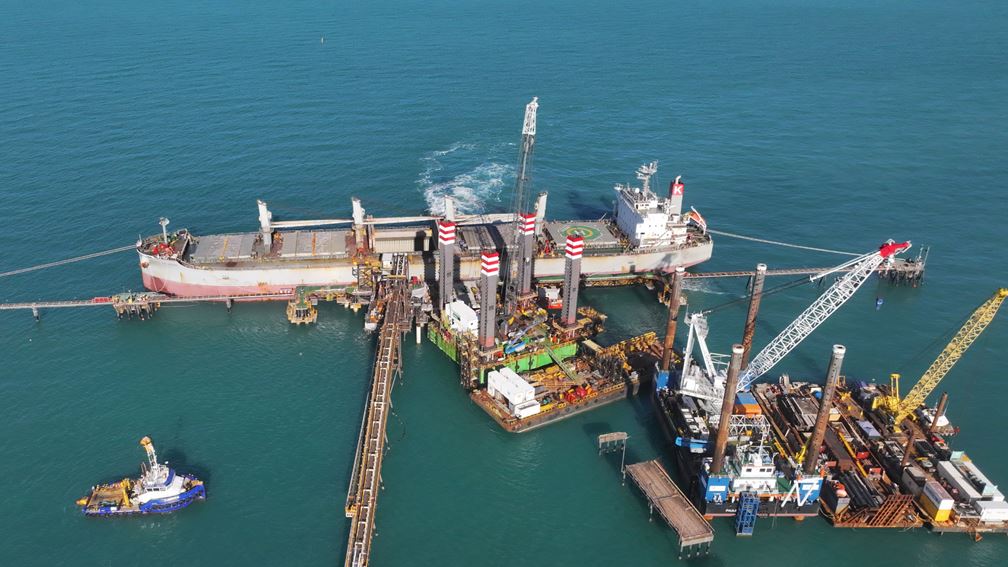 Milner Bay Port Facility Wharf Recovery, NT, Australia