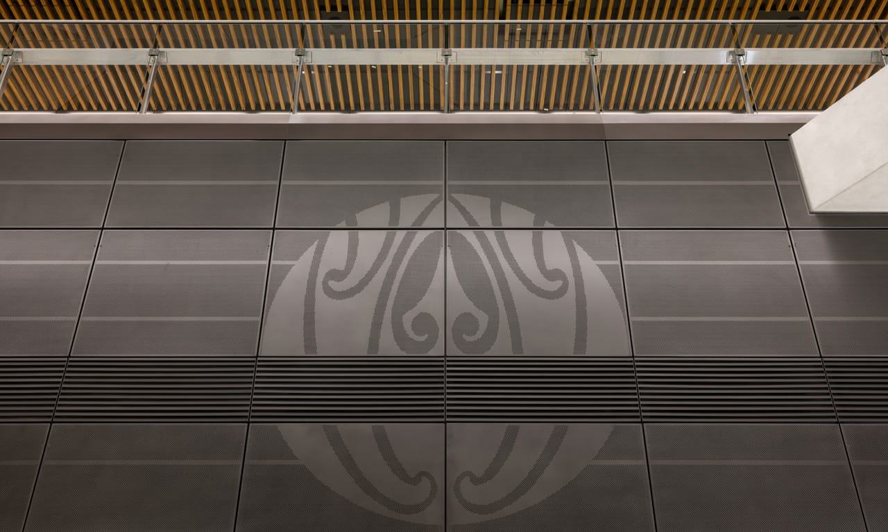 The design of the underground City Rail Link stations reflects Auckland's culture and heritage.