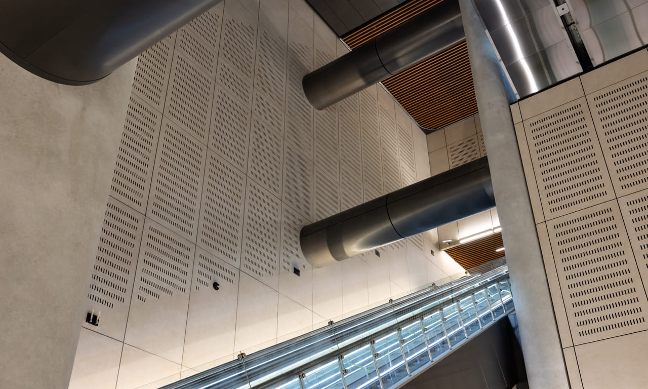 The platforms for Karanga-a-Hape station are 33m deep below ground.