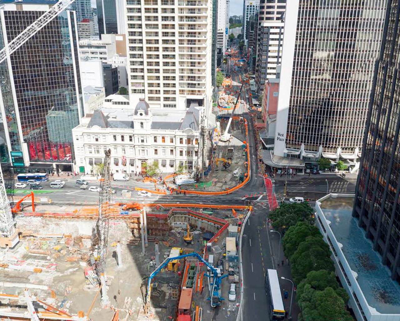 Constructing the station and tunnels for CRL in the heart of Auckland city was a complex challenge.