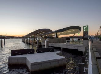 Aurecon and Cox Architecture delivered a new accessible, elegant, and functional Ferry Wharf located in Sydney’s Barangaroo Precinct for Transport for NSW.