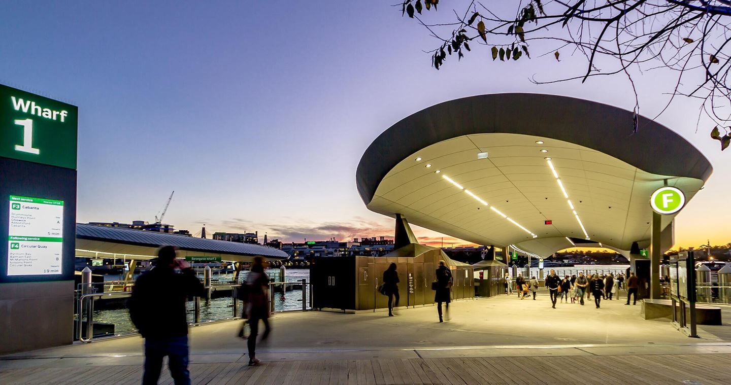 Barangaroo Ferry Wharf is Sydney’s largest ferry wharf providing a customer link from the Western Suburbs and Northern Beaches to the Barangaroo Precinct.