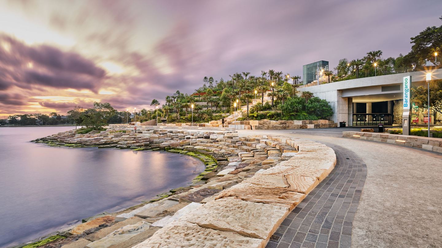 Barangaroo Reserve is Sydney’s newest Harbour foreshore park with various features for visitors.