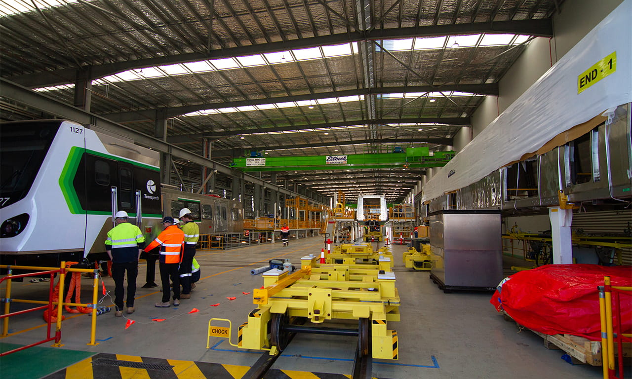 Aurecon’s role was extensive: leading design and delivery of the new rollingstock and leading engineering design for the Bellevue facility, delivering game-changing infrastructure, and boosting the local economy. 