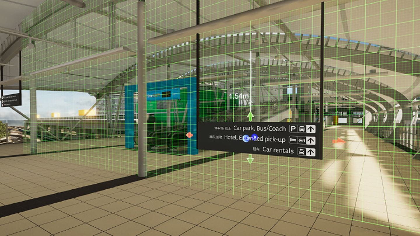Brisbane Airport wayfinding simulation