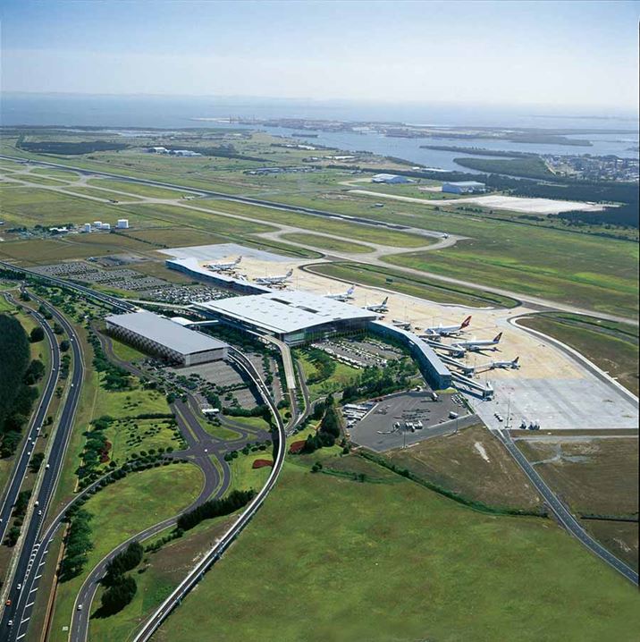 Part of the Brisbane Airport expansion was the upgrade of the international terminal airport parking bays, which had to accommodate bigger aircraft and more of them.