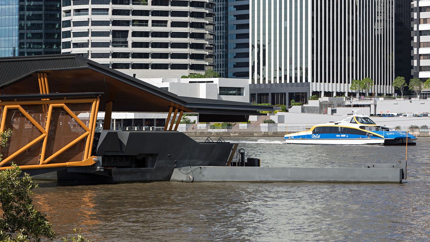 Now everyone can enjoy the iconic Brisbane River and travel by ferry, in addition to the city benefiting from resilient terminals that can return to use after a flood.