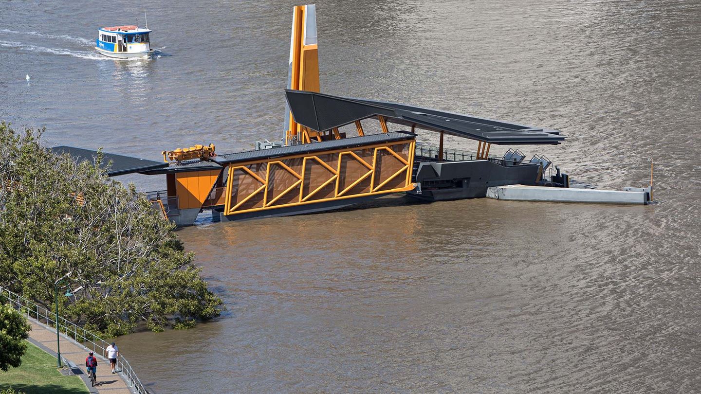 The design of the Brisbane Ferry Terminals broke design conventions to adapt to floods.