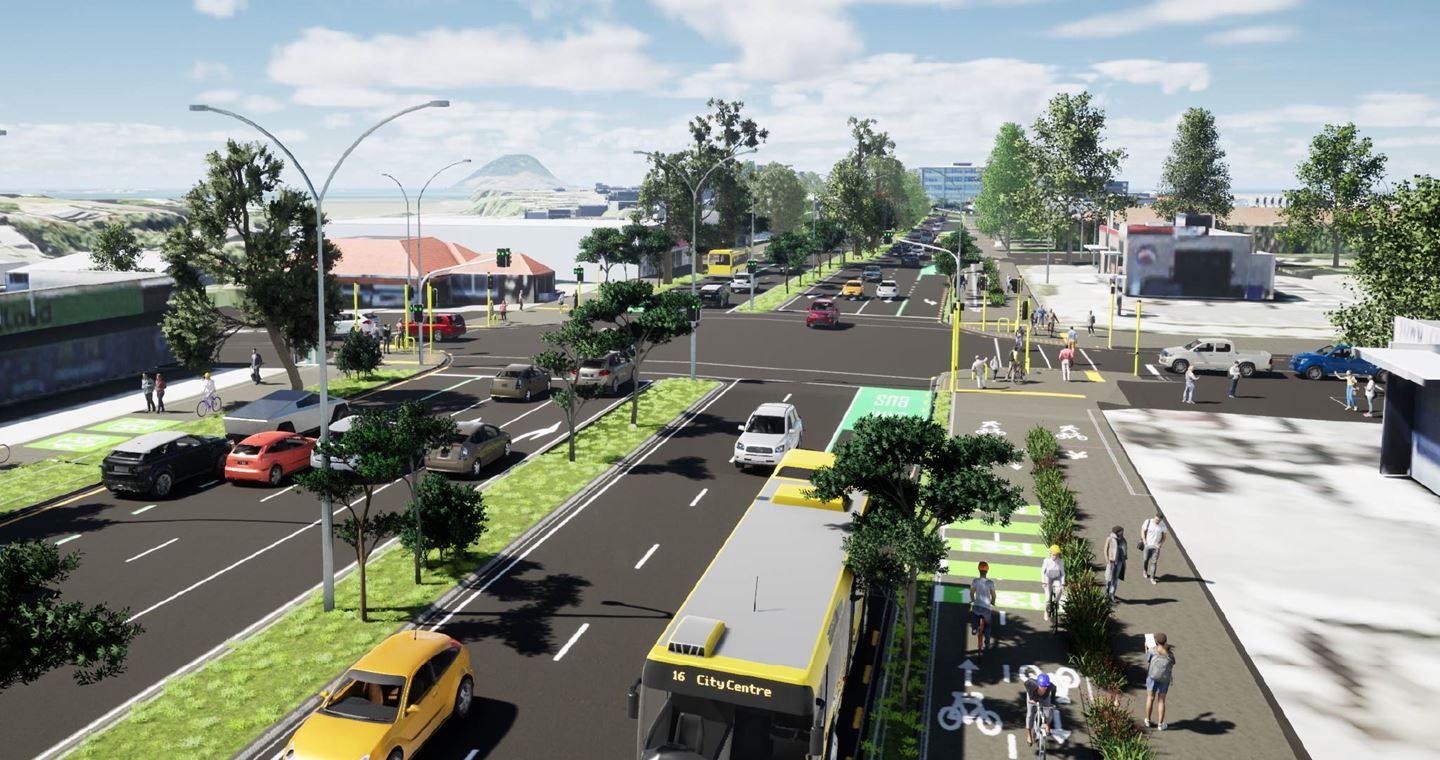 Upgrading Cameron Road makes it safer and provides people with more ways to travel.