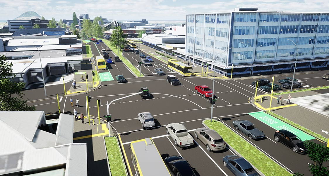 By enabling the shift to active and public transport, this project will help achieve Tauranga’s decarbonisation objectives.