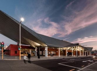 Aurecon helped in designing and documenting the new Christchurch Bus Interchange. Image credit: Architectus