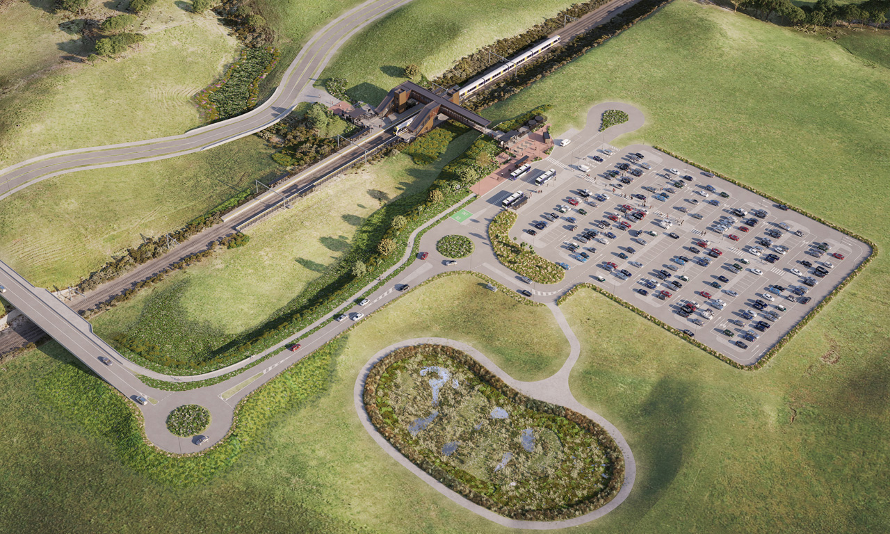 Drury Rail Stations will make a meaningful contribution to reducing carbon emissions by promoting mode-shift towards public transport.