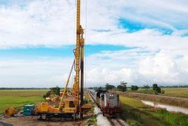 The Electrified Double Track Project enables interstate travel via electrified trains and serves over 320 kilometres from Ipoh to Padang Besar in Malaysia. Images courtesy of GCU.