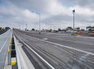 Evans Road in the South-East of Melbourne was the first level crossing removed as part of the government’s Cranbourne Line Upgrade.