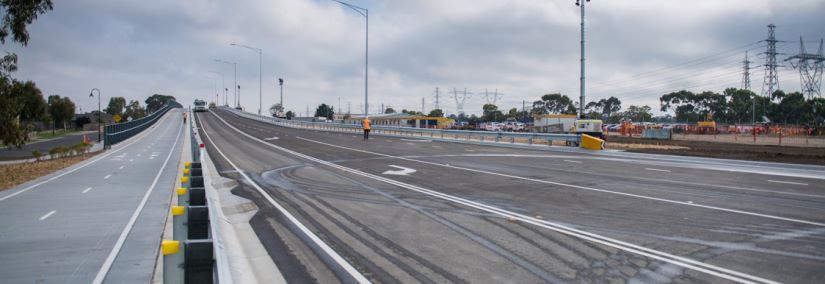Evans Road in the South-East of Melbourne was the first level crossing removed as part of the government’s Cranbourne Line Upgrade.