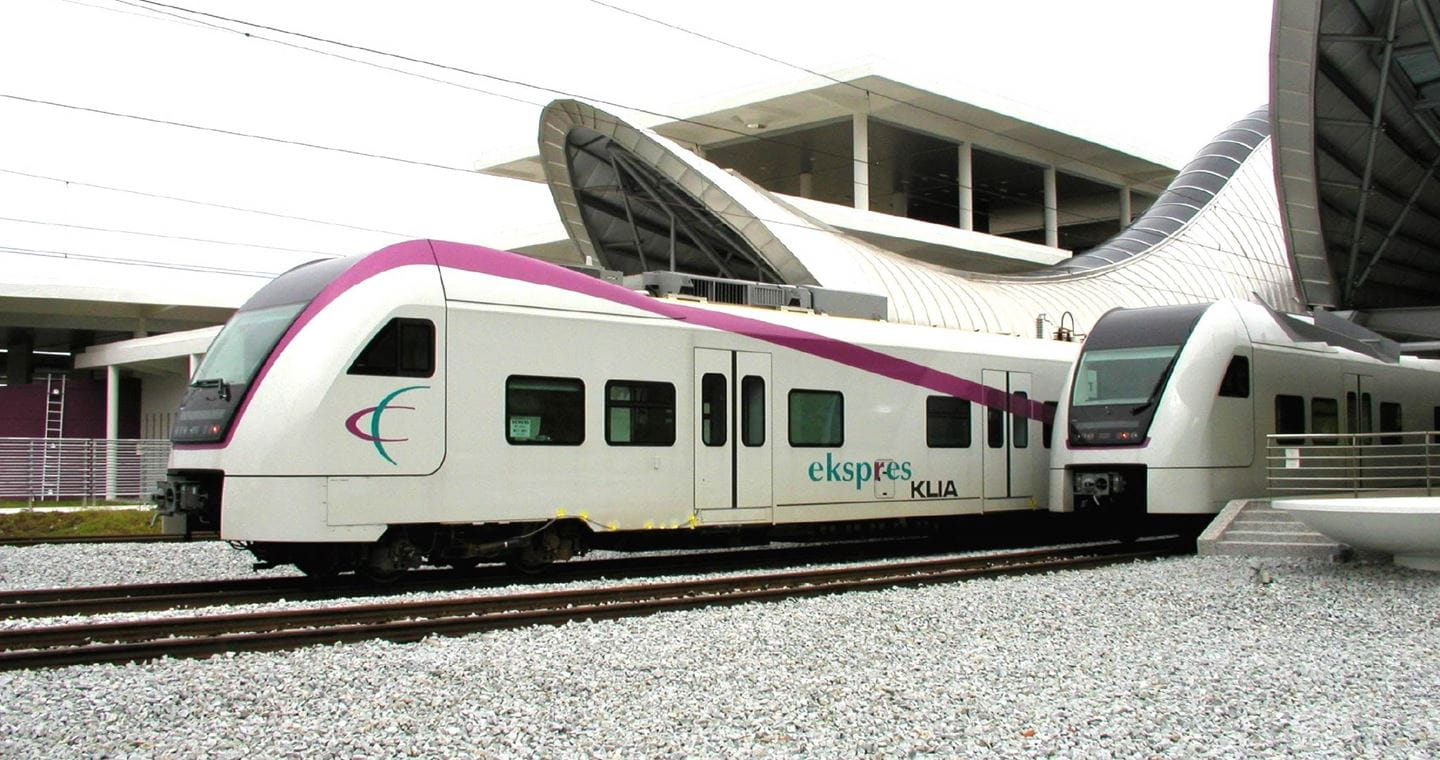 Ground improvement and civil infrastructure work for the KLIA Express railway line. Image courtesy of YTL Corporation Berhad.