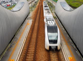 The Express Rail Link railway was introduced to create fast and seamless connectivity between the airport and the city centre. Image courtesy of YTL Corporation Berhad.