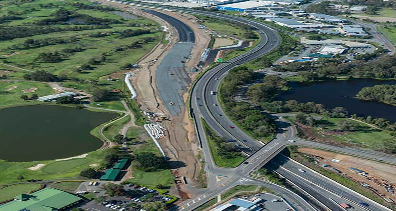 Transurban Queensland engaged Aurecon to ensure complete compliance of the Gateway Upgrade North design and construction. Photo courtesy of Lendlease.