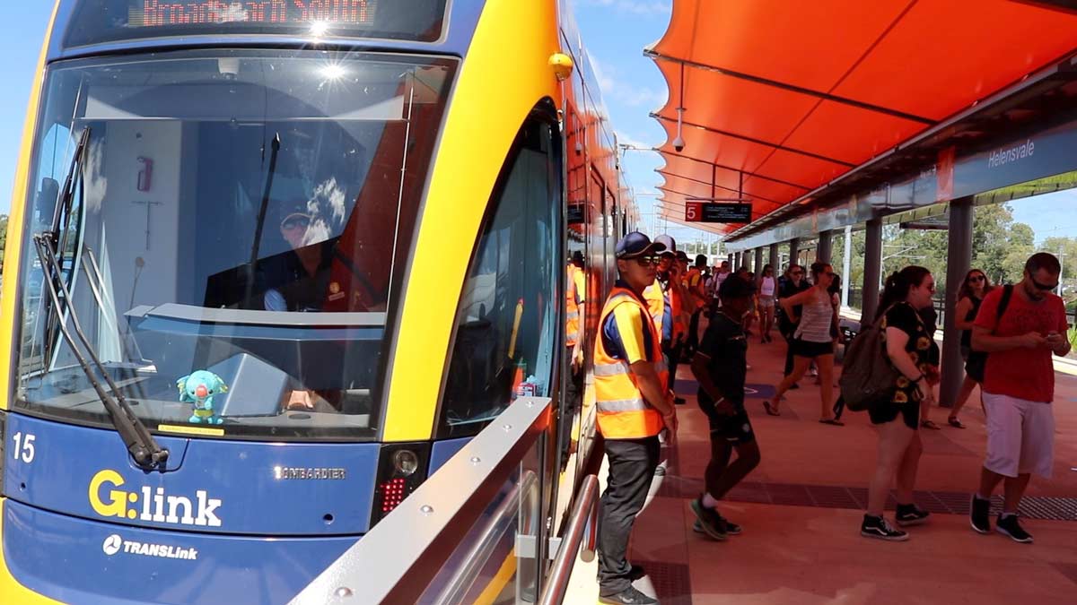 Since Stage 2 opened on 17 December 2017, light rail patronage increased by 33 per cent.