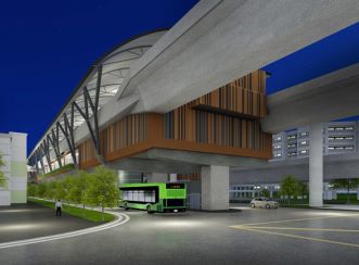 The JE4 station will serve existing residential developments along Jurong East Central, places of worship, and educational institutions. Image courtesy of ONG&ONG.