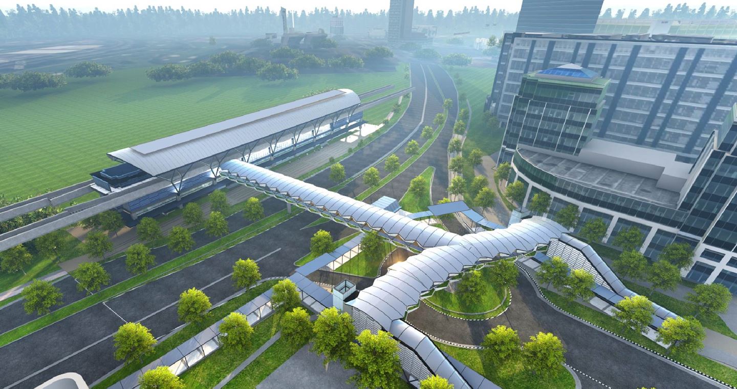  Jurong Region Line improves connectivity of the western region of Singapore and supports the development of the Jurong region. Image courtesy of ONG&ONG.