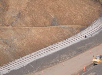 Works at the State Highway 1, which Aurecon helped facilitate as part of the rail recovery programme. 