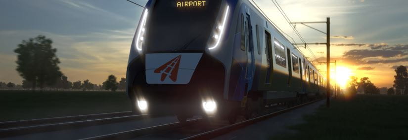 Transforming the movement of passengers in and out of Melbourne Airport with a new rail connection. Image courtesy of Rail Projects Victoria.