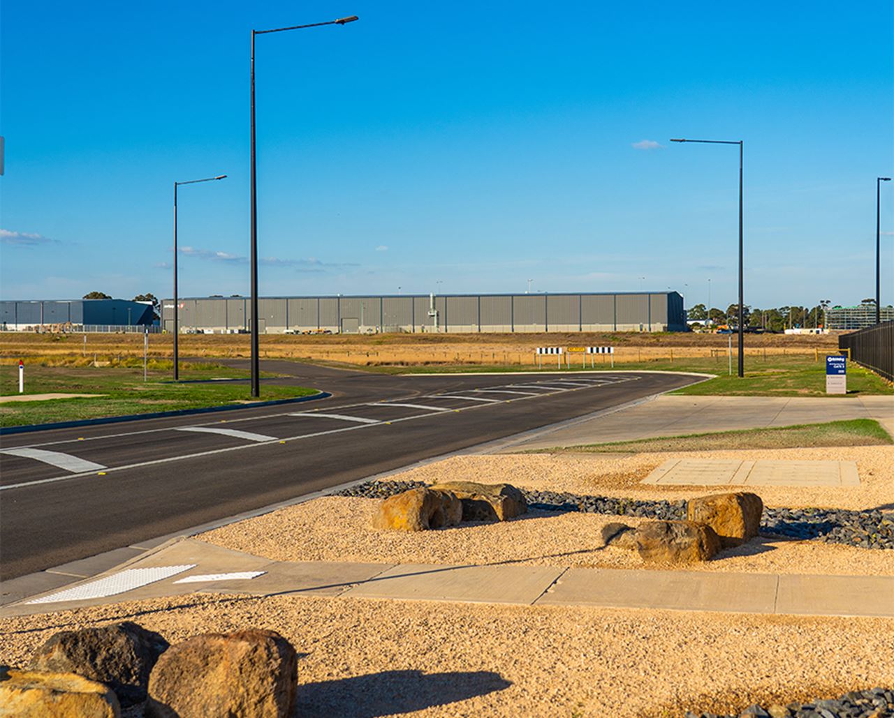 Operations Road at Melbourne Airport was constructed in a live environment, with zero safety incidents, while reducing 495 tonnes of CO2.