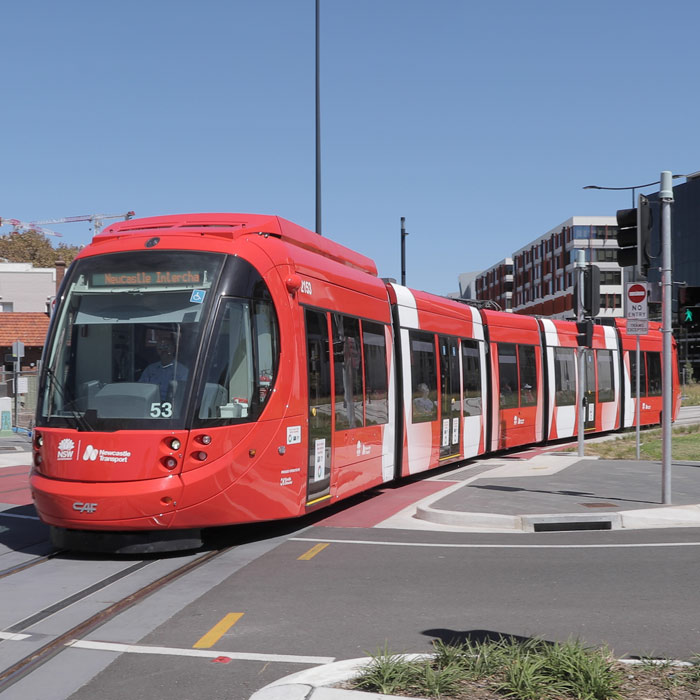 Aurecon helped deliver the Newcastle light rail system