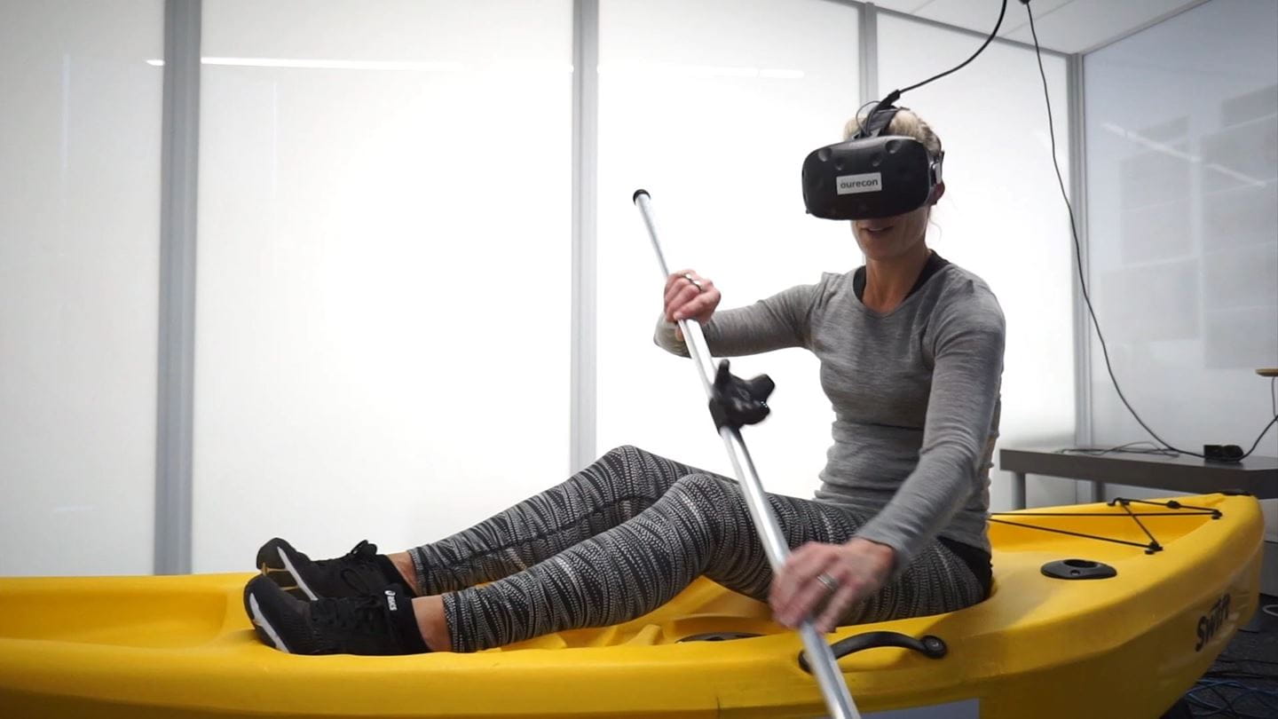 Aurecon designed a virtual reality kayaking experience to communicate the vision for the Ōtākaro Avon River Corridor.