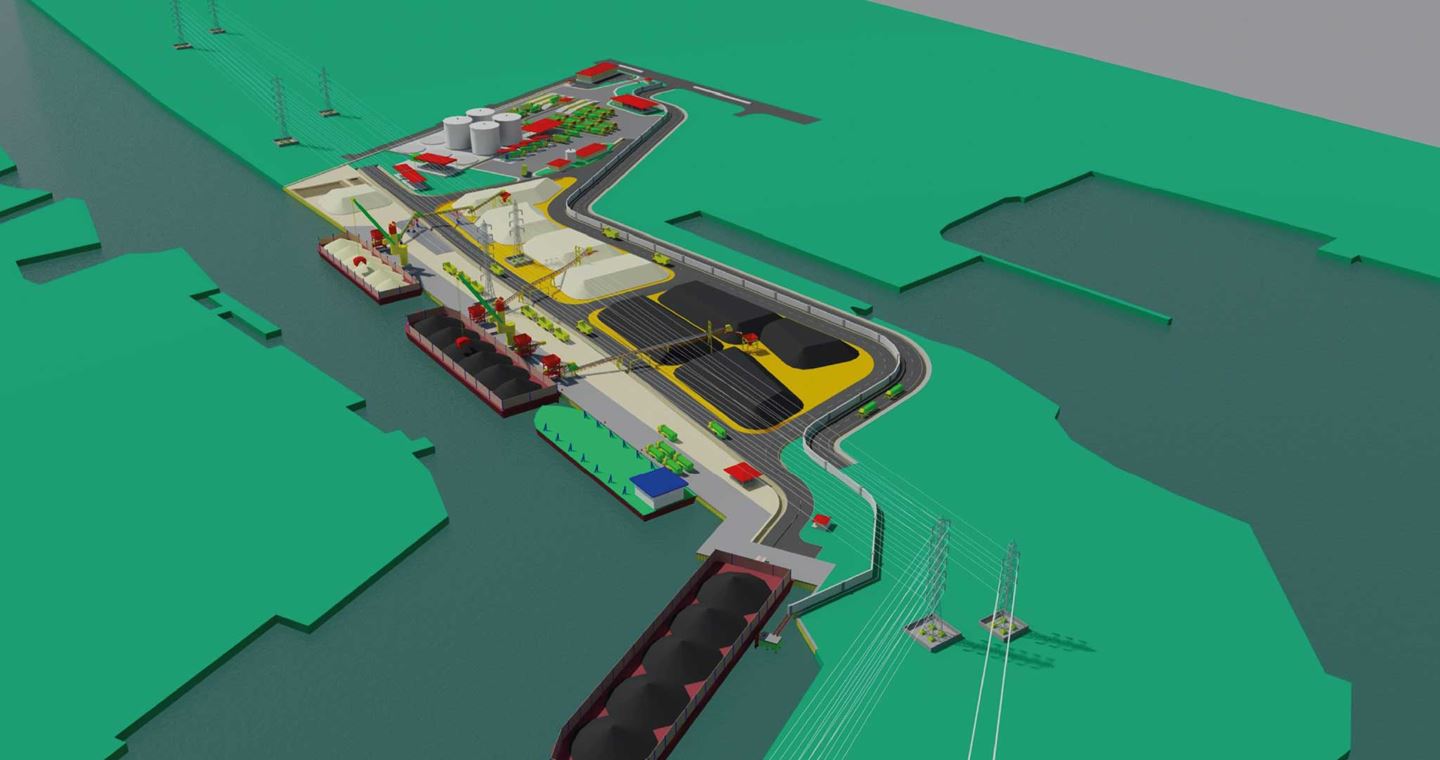 Improving existing dry bulk and liquid bulk unloading operations for Pelindo Kali Japat Integrated Barge Terminal.