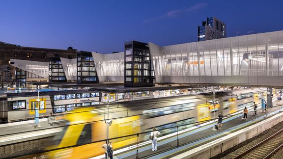 Project visualisation and infrastructure to Sydney's Redfern Station Upgrade.