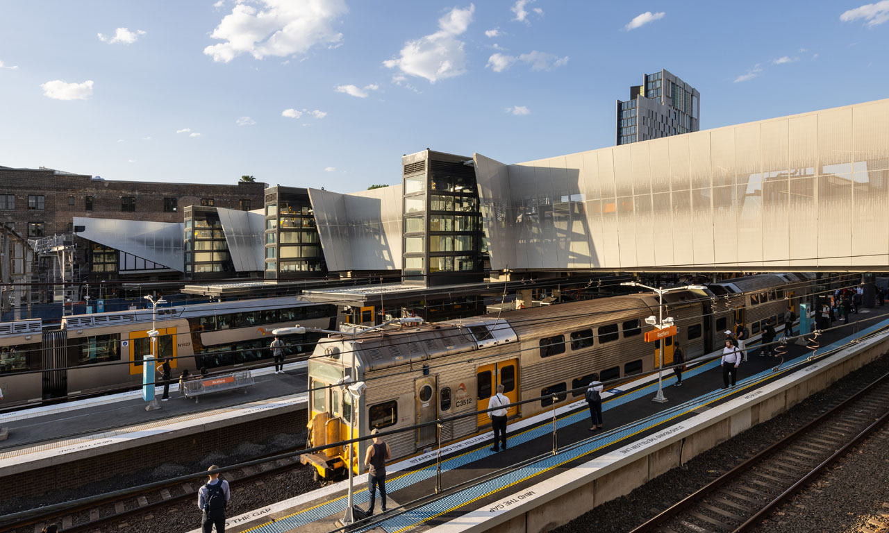 The new southern concourse features barrier-free community access points.