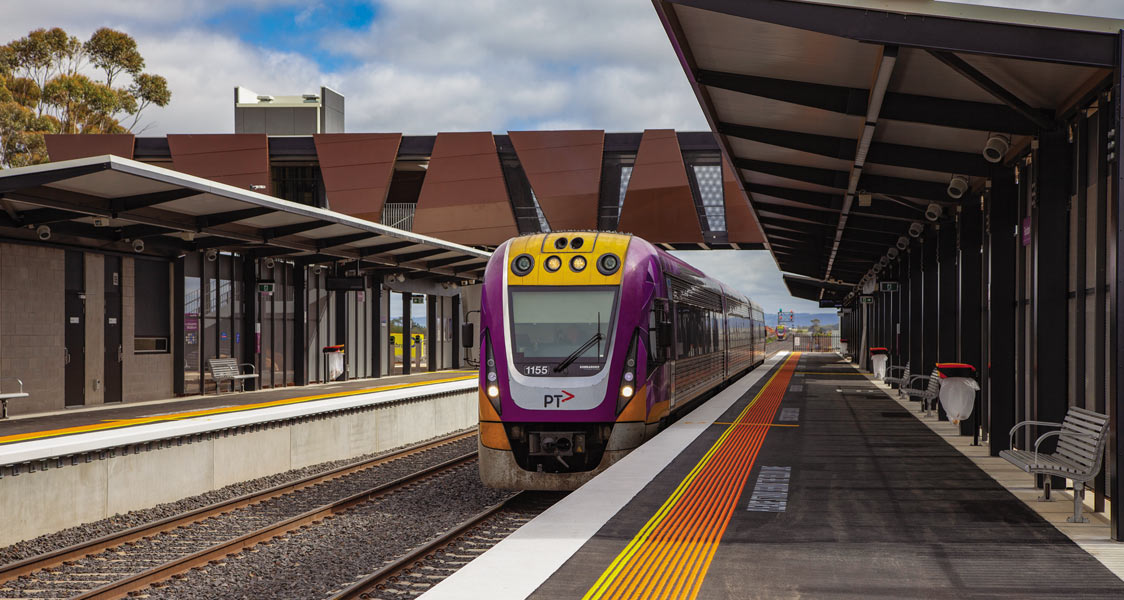 The Australian and Victorian governments have invested in upgrading every regional passenger rail line in Victoria. Image courtesy of Rail Projects Victoria.