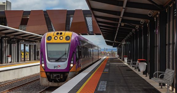 Regional Rail Revival will improve the rail public transport services and amenities for regional communities throughout Victoria. Image courtesy of Rail Projects Victoria.