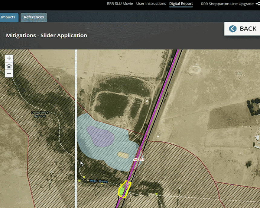 Bringing environment data to life digitally for the Shepparton Line Upgrade project.