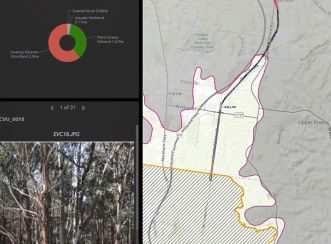 Translating ecological impact assessment information into a digital report | Shepparton Line Upgrade, Victoria