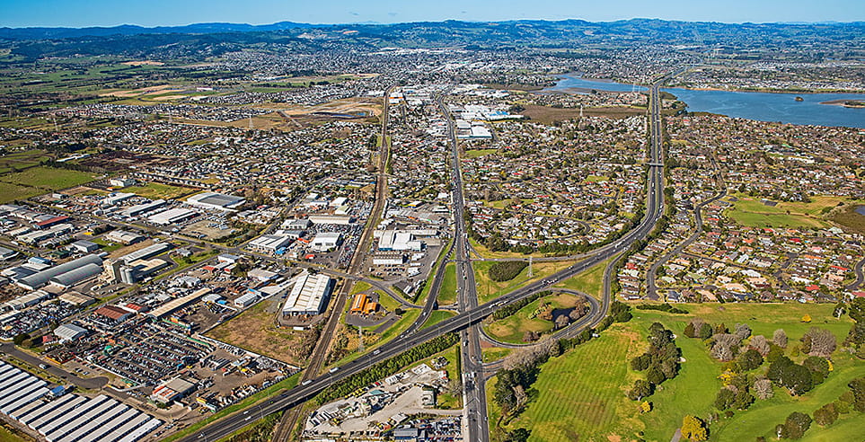 Aerial view of the Southern Corridor. Photo courtesy of Greg Kempthorne.