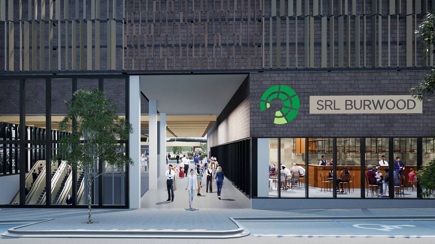 The SRL station at Burwood construction works ensures the safety and minimise disruption to the community.